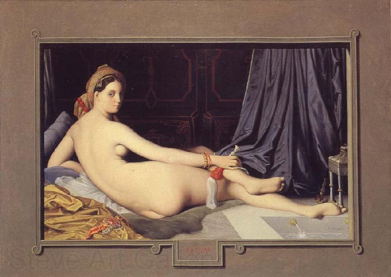 Jean Auguste Dominique Ingres Odalisque Spain oil painting art